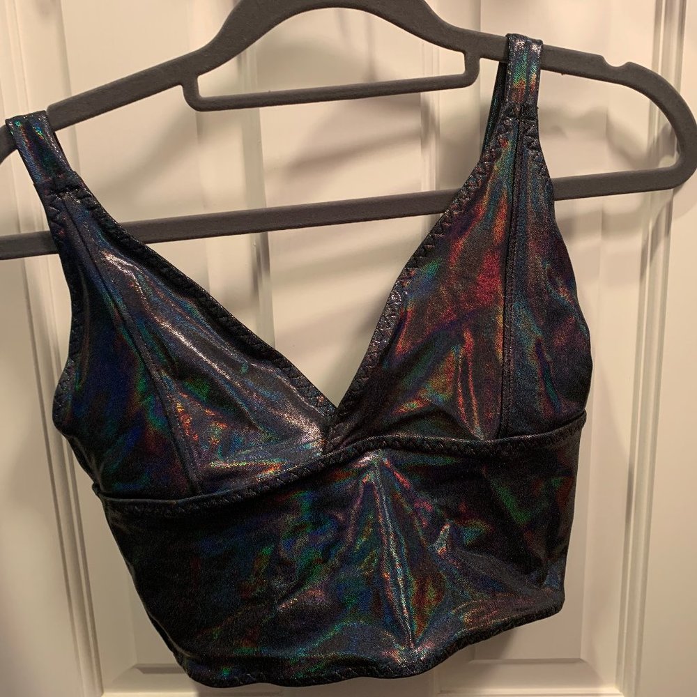 Holographic Bralette